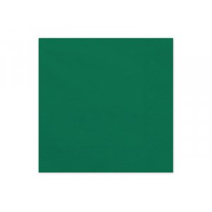 Pappersservetter - M�rkgr�n