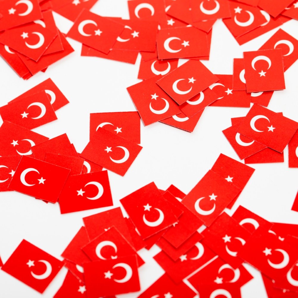 Bordskonfetti – Turkiet – 150-pack – Konfetti, Smådekorationer