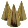Partyhattar - Guld - 6-pack