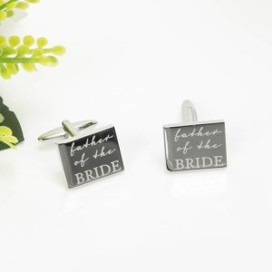 Manschettknappar "Father of the bride"