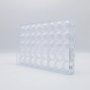 Pralinform - CW2297 Kupol m platt topp - 3 cm - Chocolate World