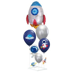 Ballonger - Space - 6 ballonger + ballongställning Ballonger - Space - 6 ballonger + ballongställning