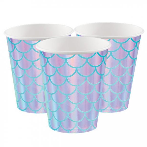 Pappmuggar - Fj�ll - Magical mermaid - 8-pack