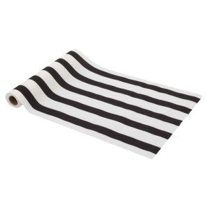 Bordsl�pare i tyg - Svart - 28 cm x 5 m