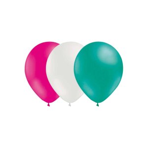 Ballonger - Mix - Magenta/Vit/Havsgrön - 15-pack Ballonger - Mix - Magenta/Vit/Havsgrön - 15-pack