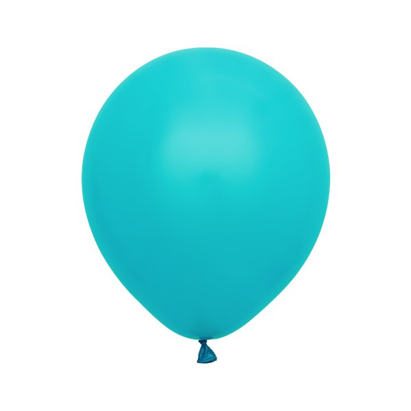 Ballonger enf�rgade - Premium 45 cm - Turquoise - 5-pack