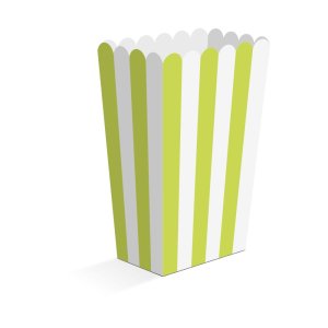 Snackaskar - Lime Green - 6,3�4,4�13,5 cm - 8-pack