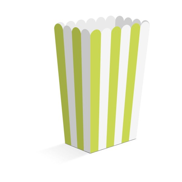 Snackaskar - Lime Green - 6,3×4,4×13,5 cm - 8-pack Snackaskar - Lime Green - 6,3×4,4×13,5 cm - 8-pack