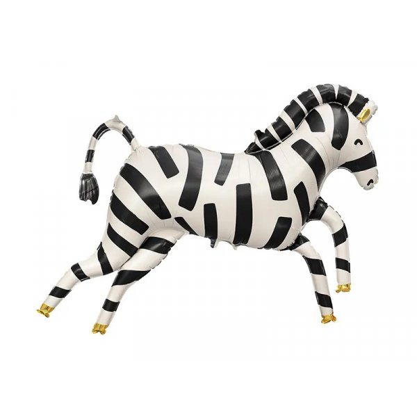 Folieballong - Zebra - 115x85 cm