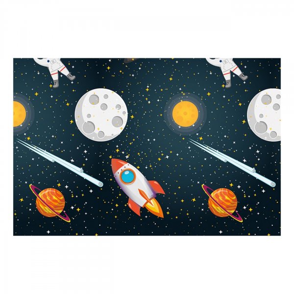 Bordsduk Rymdkalas - �terbrukbar plast 120x180 cm