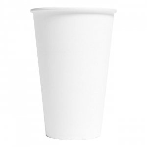 Pappmuggar - Vita - 10-pack