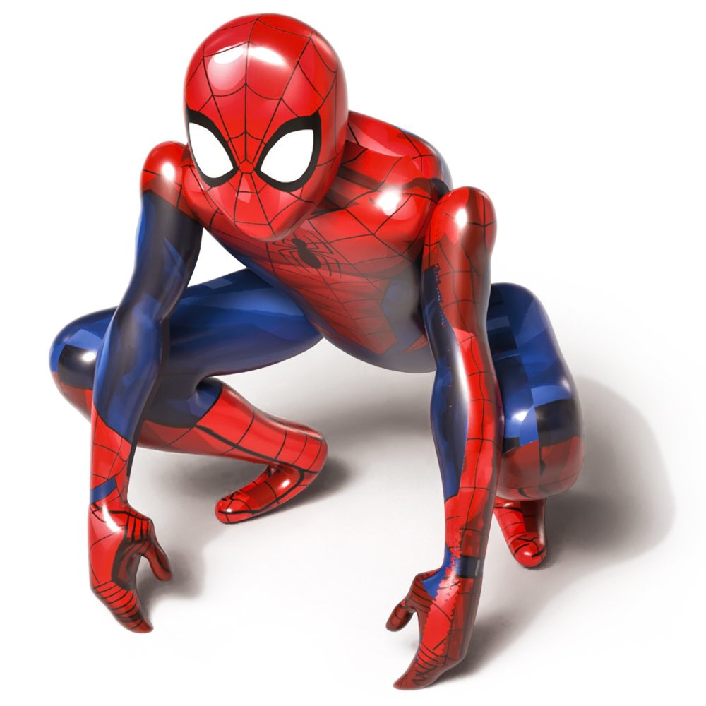 Folieballong - Stor - Spider Man - 60x60 cm - Kalasballonger