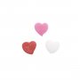 Strssel - Hjrtan - Rosa/Vit /rd - PME - 60 g
