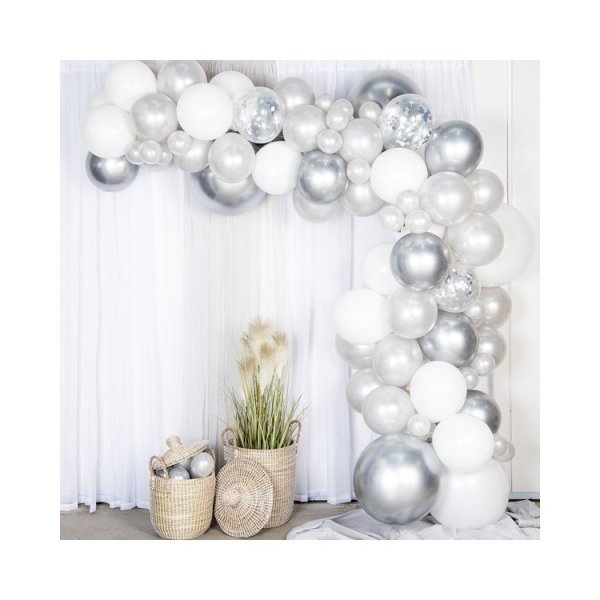 Ballongb�ge Silver Chrome