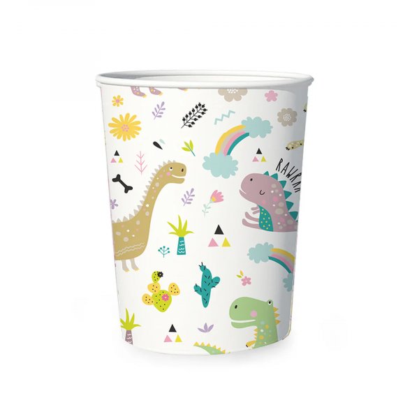 Pappmuggar - Dinosaurs - 6 st