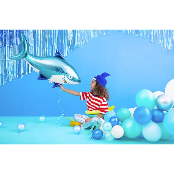 Folieballong - Haj/Shark - 102 x 62 cm