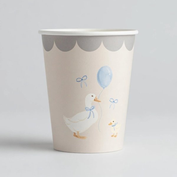 Pappmuggar - Birthday Duck - Lavenders Blue - 8-pack