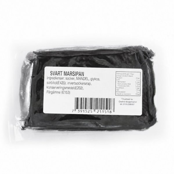 Marsipan Svart - 2,5kg - Örebro Bagerivaror Marsipan Svart - 2,5kg - Örebro Bagerivaror