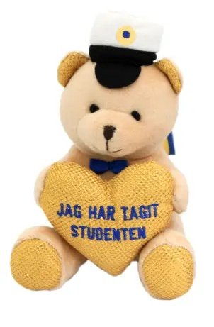 Studentdjur - Nallebj�rn - Grattis