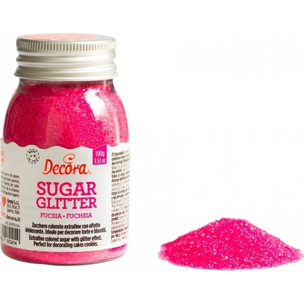 Glittrande sockerkristaller - Rosa