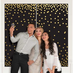Backdrop - Photo Booth - Guldprickar - 2 st Backdrop - Photo Booth - Guldprickar - 2 st
