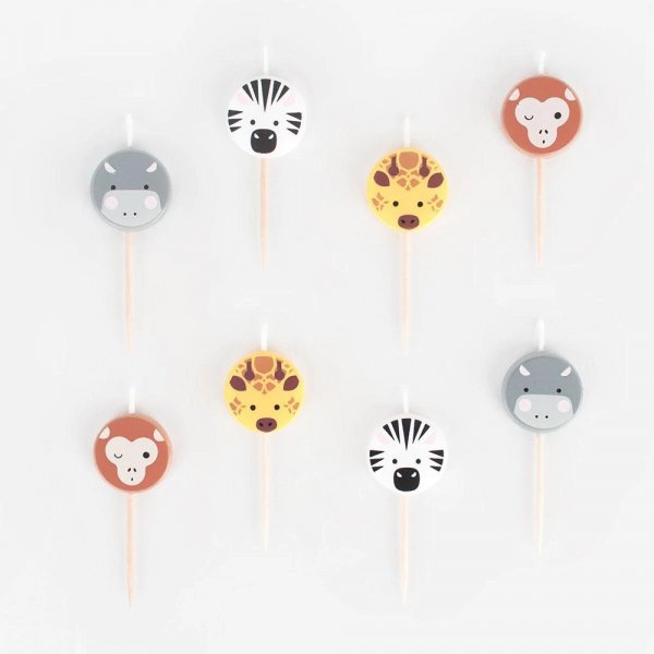 T�rtljus - Mini Safari - 8 st