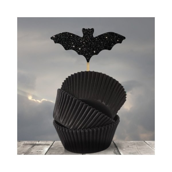 Muffinsformar och partypicks fladderm�ss, kit