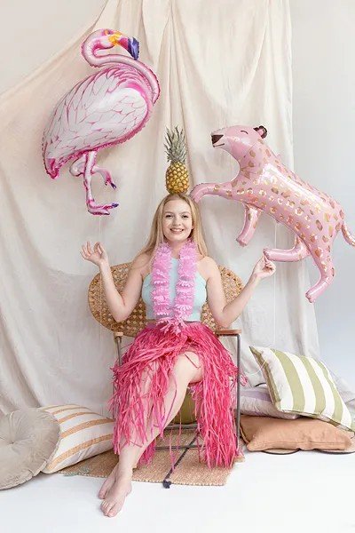 Hawaiikrans - Rosa - 120 cm