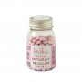 Mjlkchokladprlor/linser - Rosa - 80 g