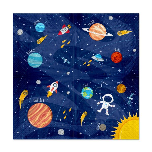 Servetter - Space Cosmos - 10-pack