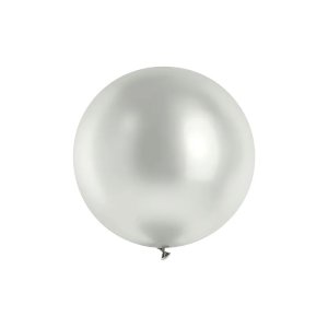 Ballong - Glossy - Silver - 60 cm