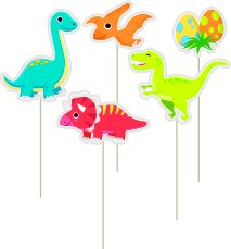 Cake Picks - Dinosaurier - 12-pack Cake Picks - Dinosaurier - 12-pack