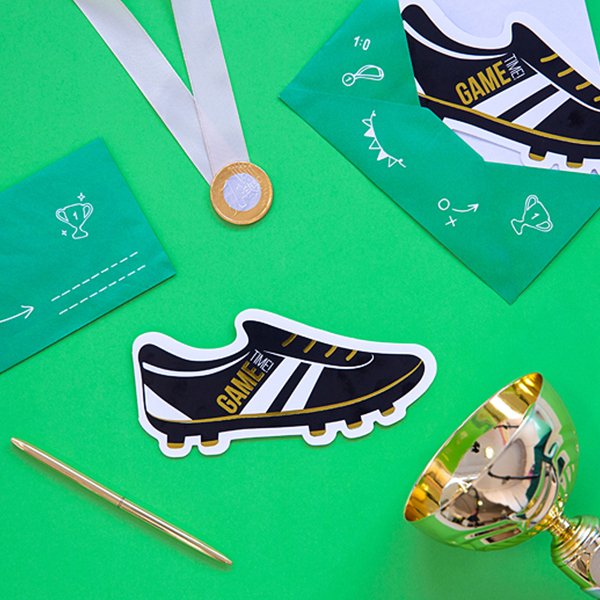 Inbjudningskort - Football - 6-pack Inbjudningskort - Football - 6-pack