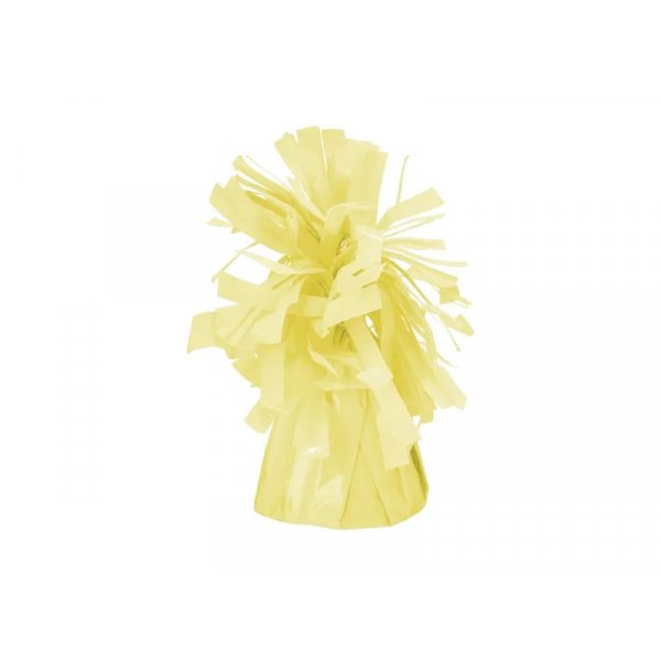 Ballongvikt - Folie - Ljusgul - 1 st