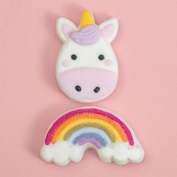 Marshmellowsdekorationer - Unicorns & Rainbows - 12 st Marshmellowsdekorationer - Unicorns & Rainbows - 12 st