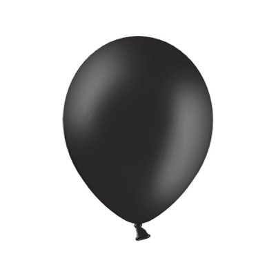 Pastellballonger - Premium 27 cm - Svarta - 100-pack