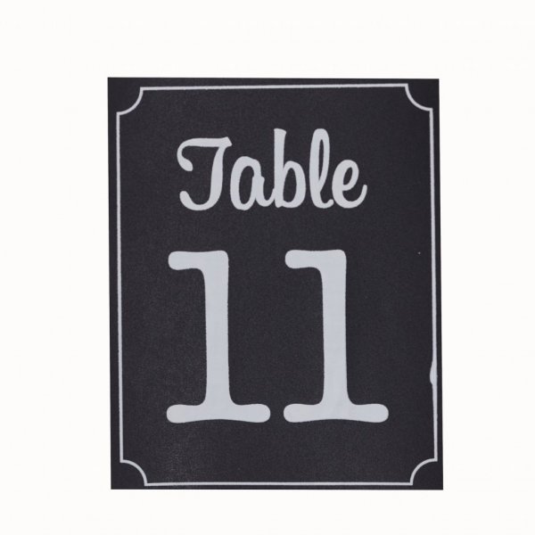 Bordsnumrering - Chalkboardstickers - 1-12 Bordsnumrering - Chalkboardstickers - 1-12