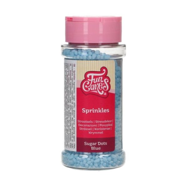 Sugar Dots - Ljusblå - FunCakes - 80g Sugar Dots - Ljusblå - FunCakes - 80g