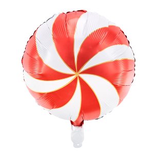 Folieballong - Candy Swirl - Rd