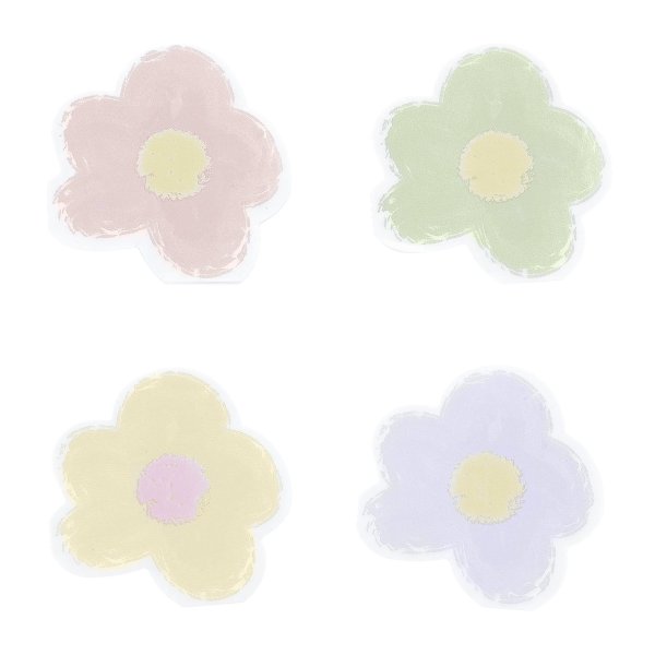 Kaffeservetter - Blommor - 20-pack