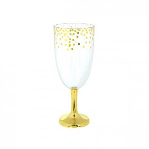 Stort glas - 31 cm - Polka dot Guld Stort glas - 31 cm - Polka dot Guld