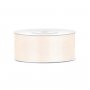 Sidenband, Satinband Cream 25mm