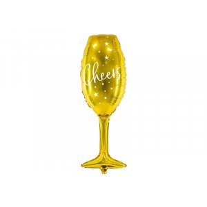 Folieballong - Champangeglas Folieballong - Champangeglas
