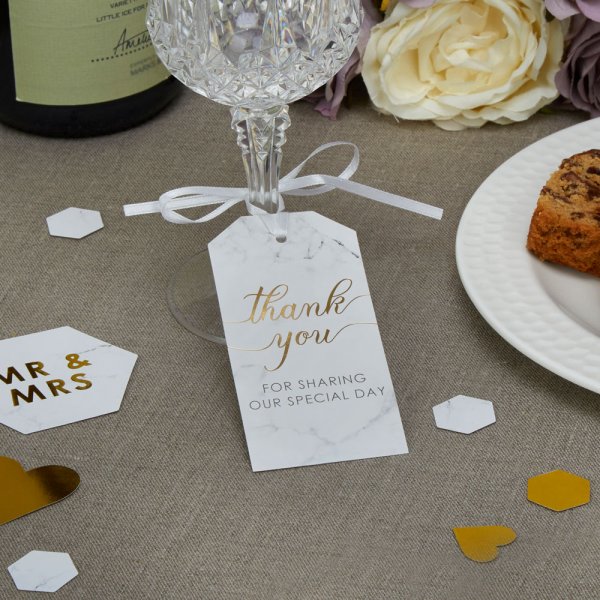 Tags - Scripted Marble - Large - 10-pack Tags - Scripted Marble - Large - 10-pack