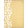 De mina kkshandduk 50 x 70 cm - Beige gul