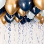 Takballonger, M�rkbl�, Ljusbl�, Guld