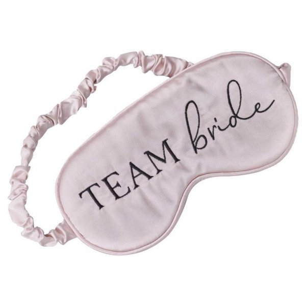 Sovmask i satin - Team Bride - Rosa