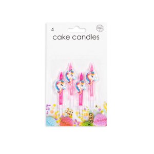 T�rtljus - Unicorn - 4-pack
