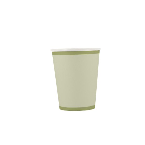 Pappmuggar - Gr�n - 6-pack