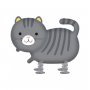 Airwalker Folieballong Katt